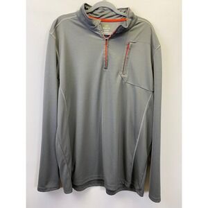 NordicTrack Gray Quarter Zip Pullover Gorpcore Activewear Outdoor Utility‎ XXL
